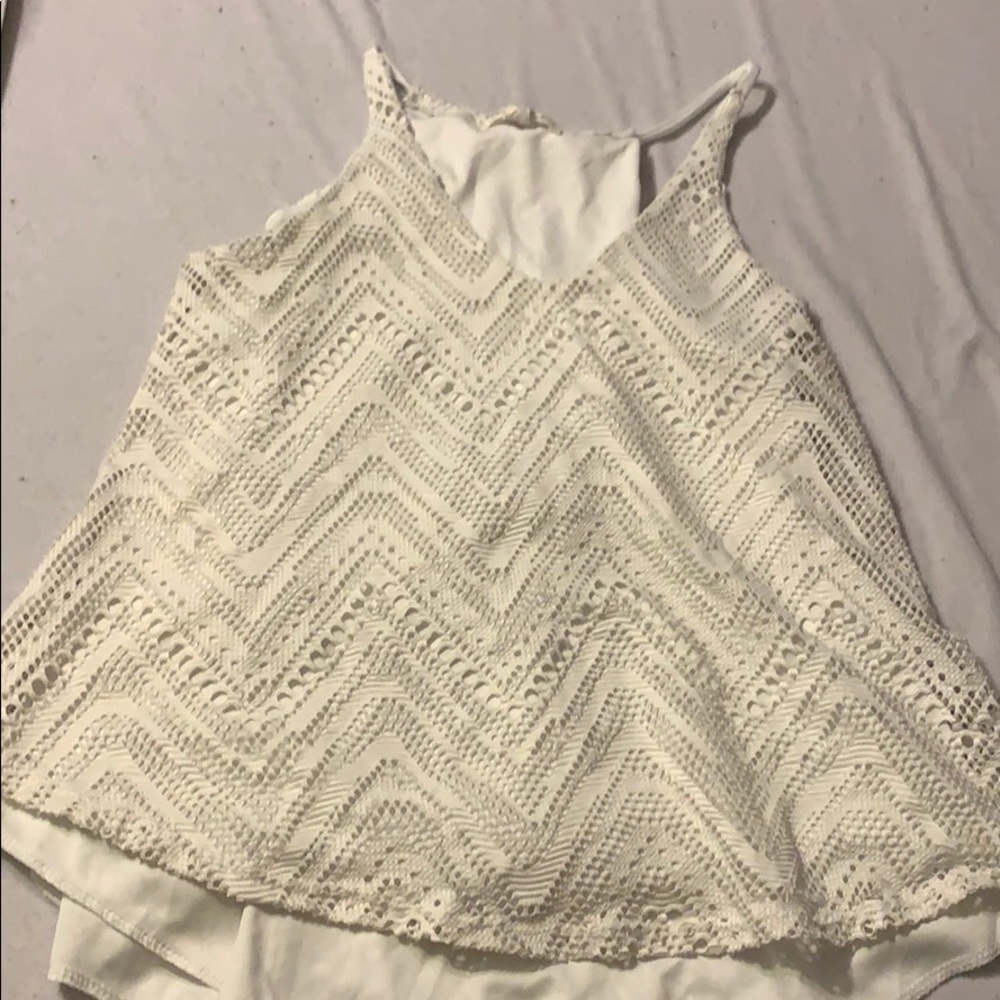 Lacey string tank